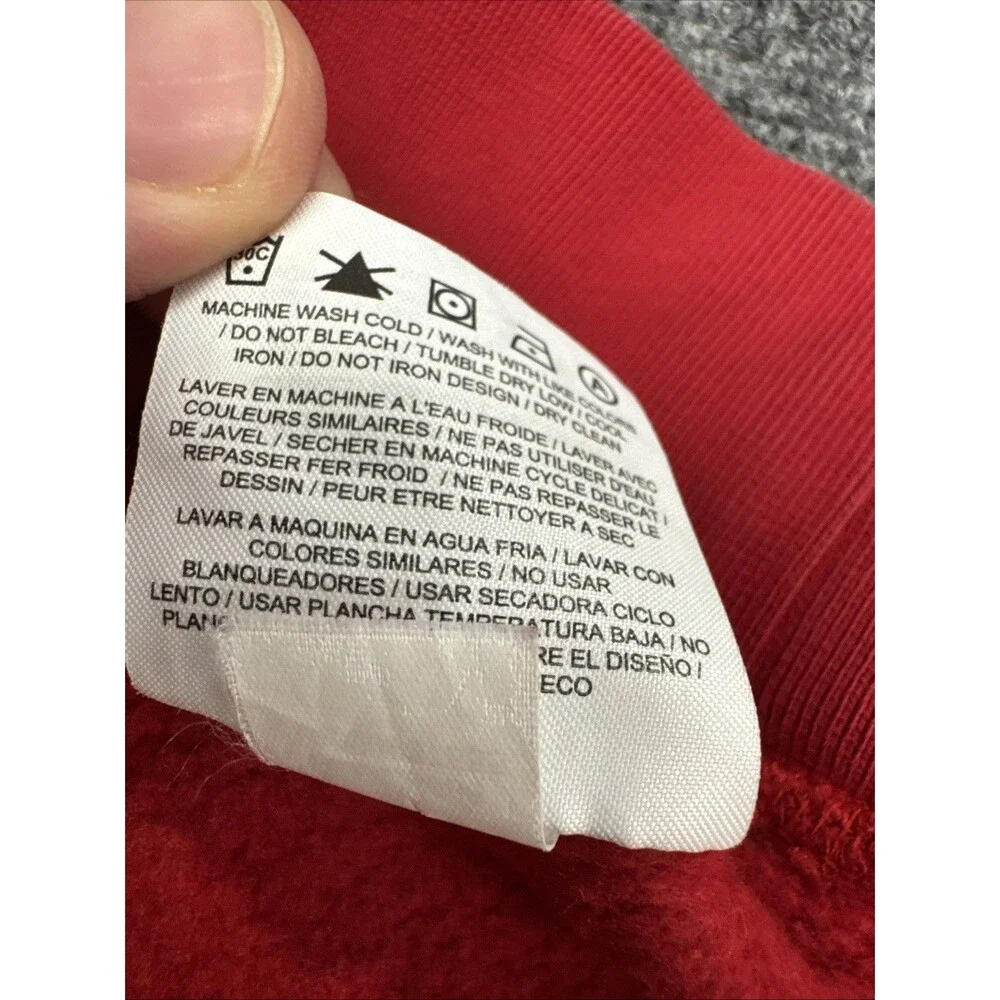 Jordan Jumpman Crewneck Sweatshirt Men's XXL Red Black Fleece Sportswear